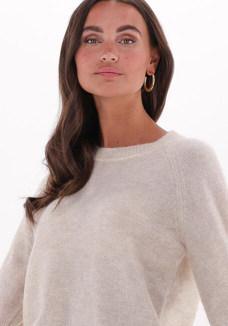 Beige MSCH COPENHAGEN Trui MAIMEE MOHAIR O PULLOVER - large