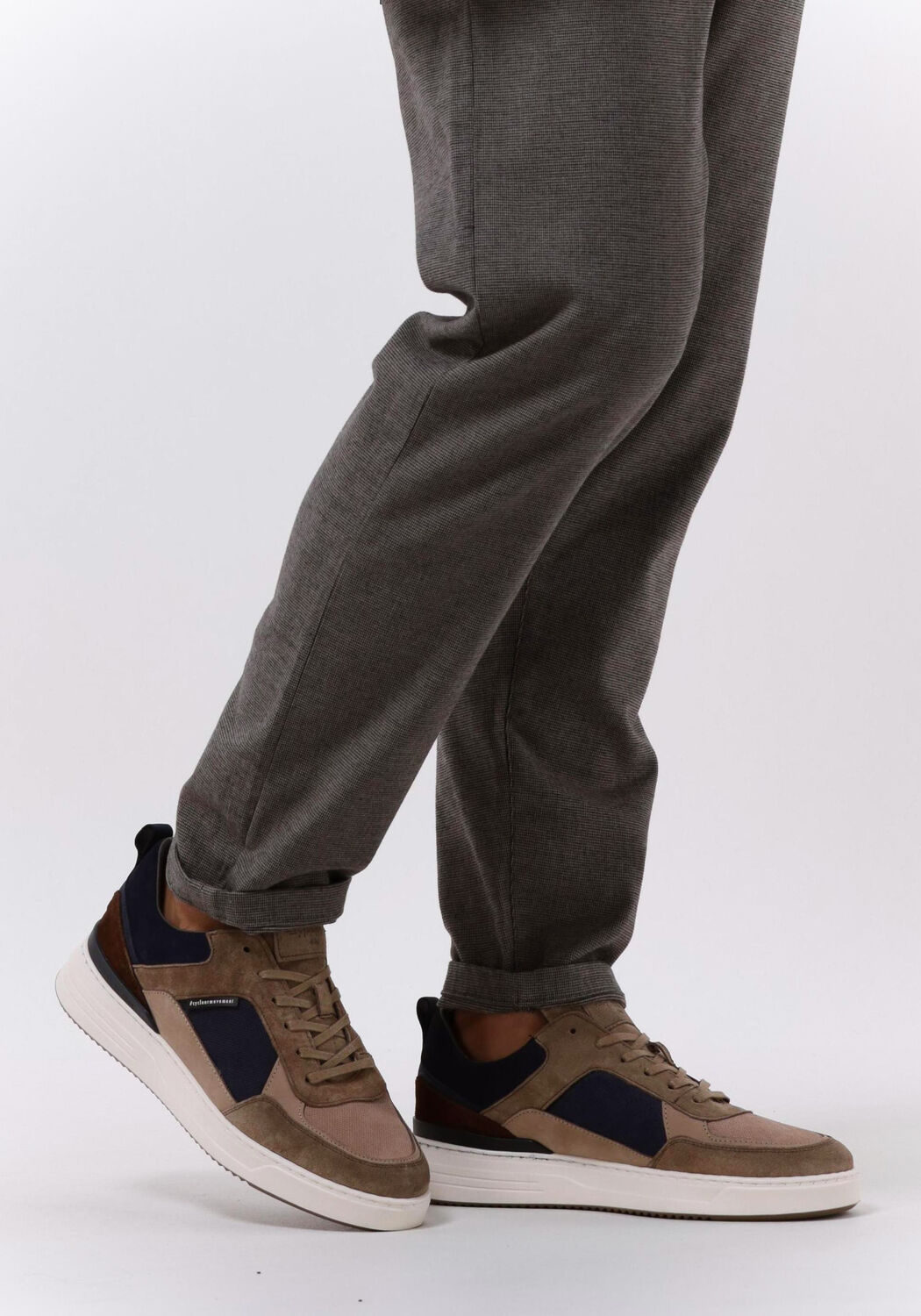 Taupe CYCLEUR DE LUXE Lage sneakers COMMUTER - large