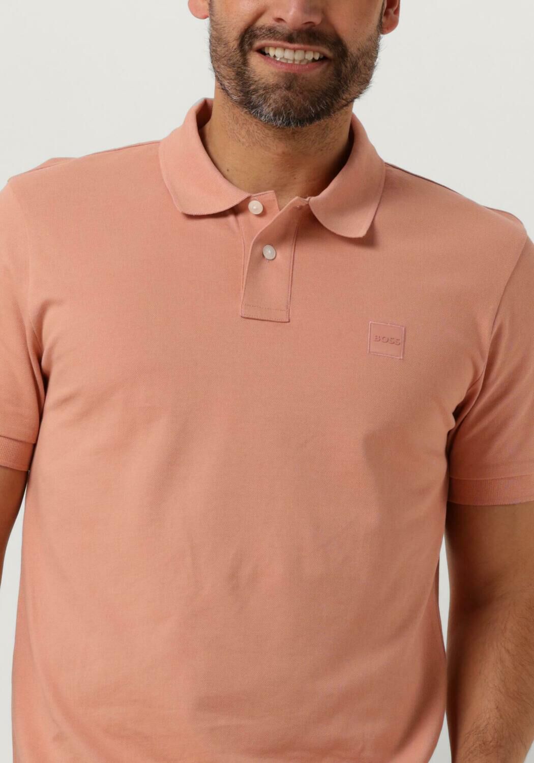 BOSS Heren Polo's & T-shirts Passenger Roze