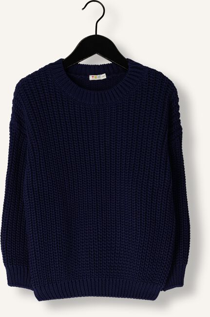 Blauwe YUKI KIDSWEAR Trui CHUNKY KNITTED SWEATER Blauwe YUKI KIDSWEAR Trui CHUNKY KNITTED SWEATER - large