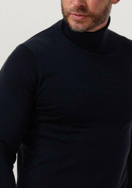 Donkerblauwe PROFUOMO Coltrui PULLOVER ROLL NECK - large