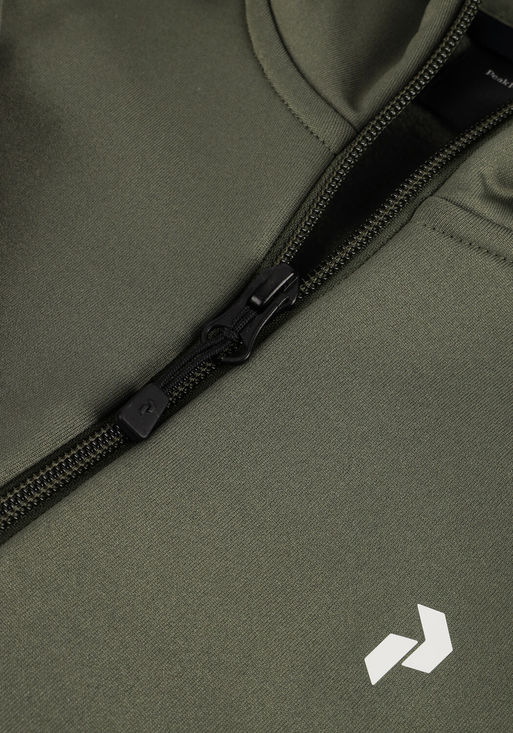 Groene PEAK PERFORMANCE Vest W RIDER ZIP HOOD - large