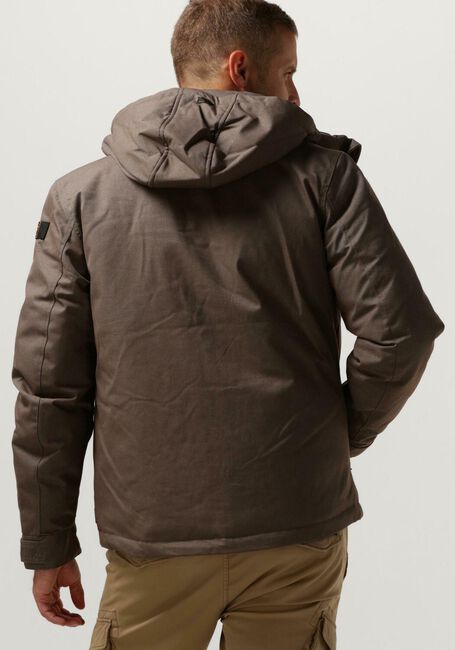 Bruine PME LEGEND Parka's SEMI LONG JACKET STRATOR ICON 2.0 MELANGE TWILL - large
