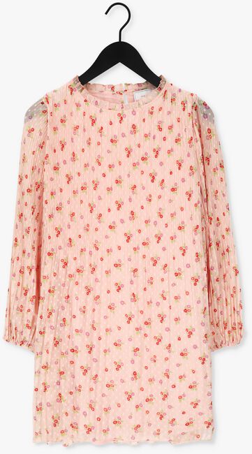 Lichtroze NEO NOIR Mini jurk PETRA DOBBY FLOWER DRESS - large