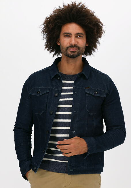 Blauwe PME LEGEND Spijkerjas DENIM JACKET LOW RINSED WASH - large
