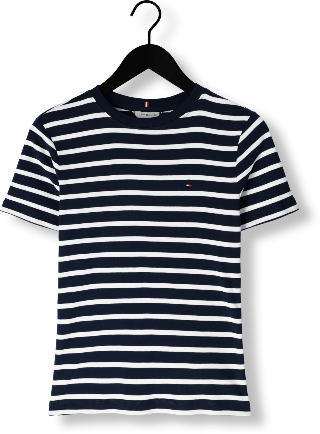 TOMMY HILFIGER Dames Tops & T-shirts Slim Cody C-nk Ss Zwart