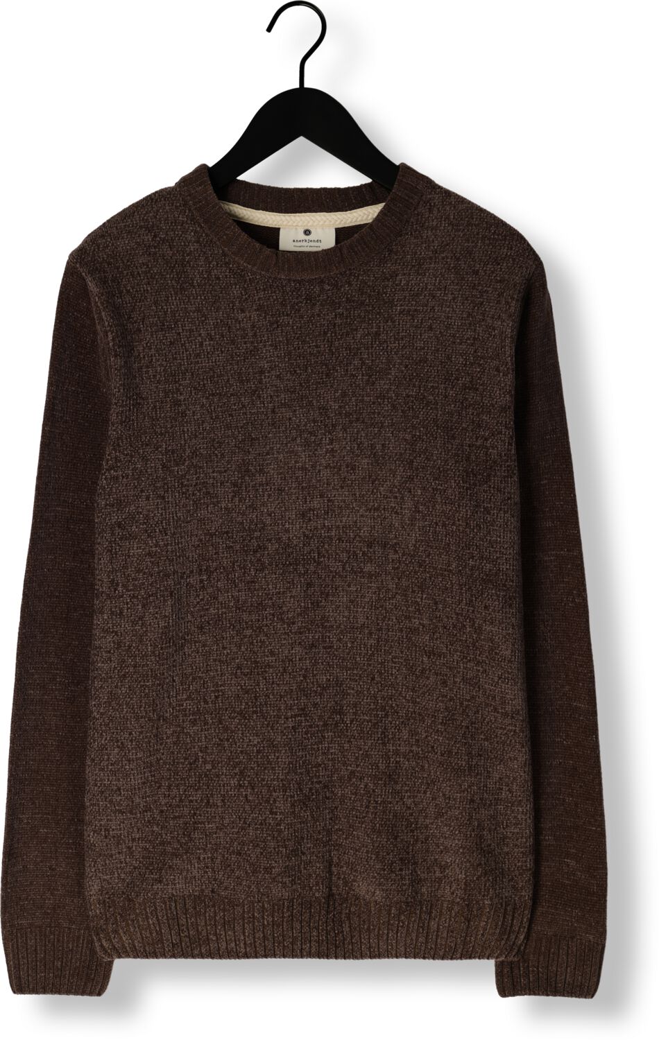 ANERKJENDT Heren Truien & Vesten Aksune Chenille Knit Bruin