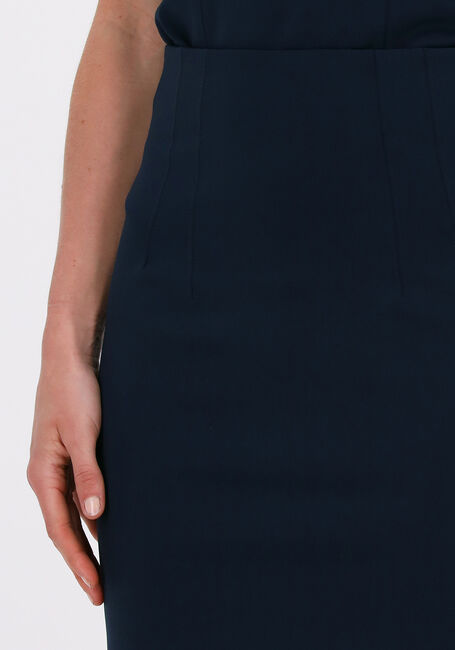 Donkerblauwe VANILIA Midirok PUNTO FITTED SKIRT - large