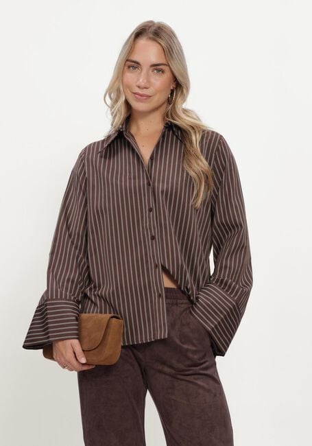 Bruine SIMPLE Blouses WV-COTT-PL-PIN-26-3 - large
