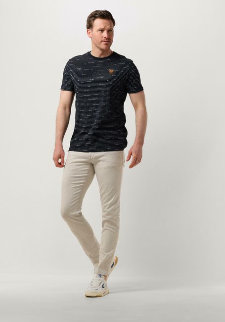 Blauwe PME LEGEND T-shirt SHORT SLEEVE R-NECK SINGLE JERSEY MELANGE - large