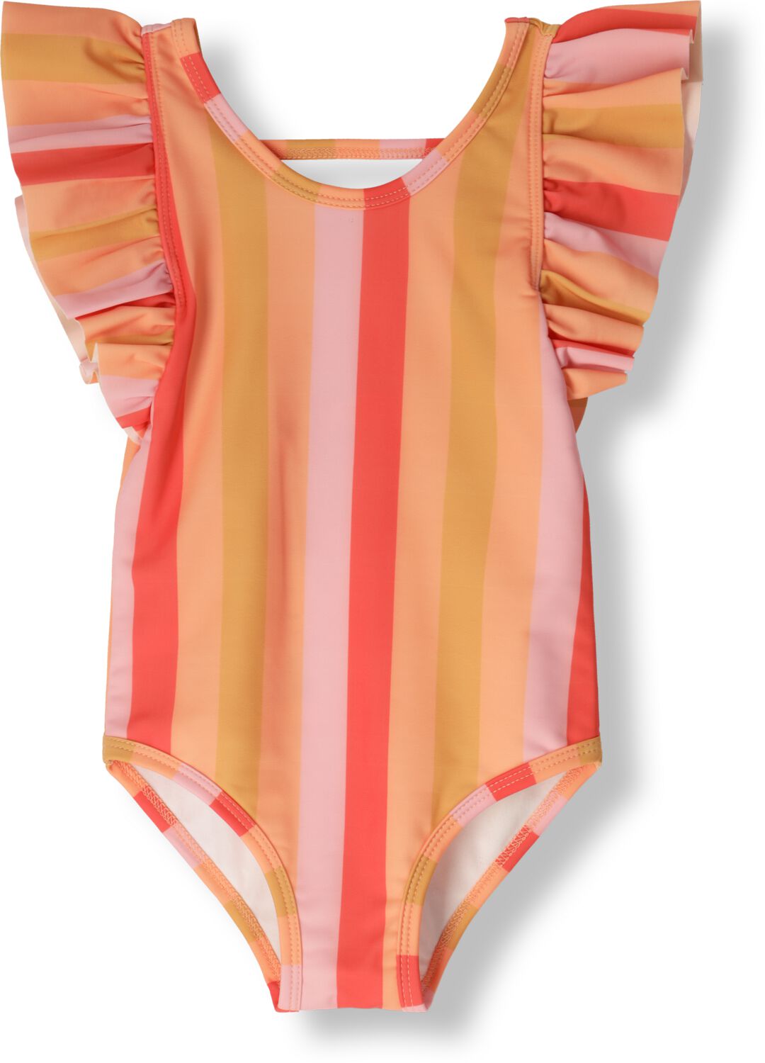 Sproet & Sprout Meisjes Zwemkleding Ruffle Swimsuit Stripes Multi
