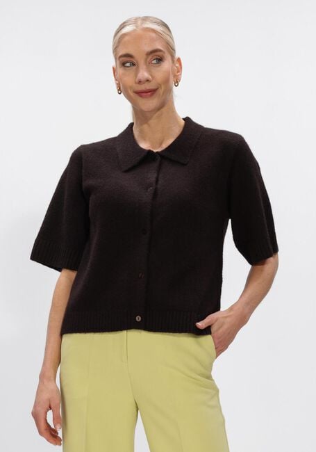 Bruine NEO NOIR Blouses CUNNA KNIT BLOUSE - large