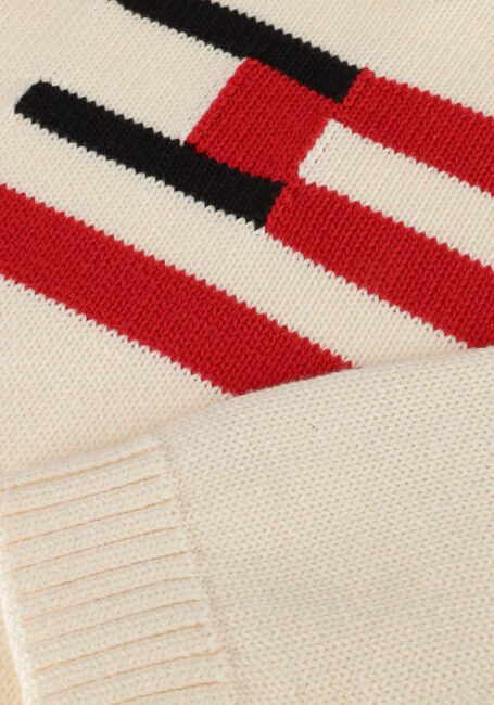 Ecru TOMMY HILFIGER Trui FLAG SWEATER - large