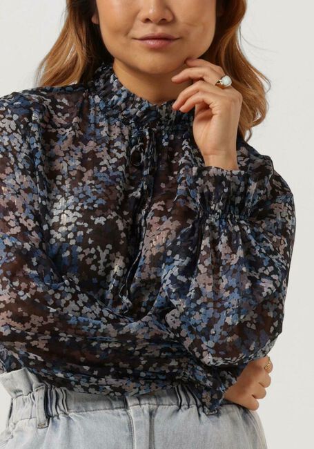 Blauwe CATWALK JUNKIE Blouses BL CLOUDY LEAVES - large