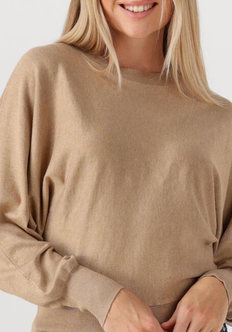 Beige MINUS Trui DANA BAT SLEEVE KNIT PULLOVER - large