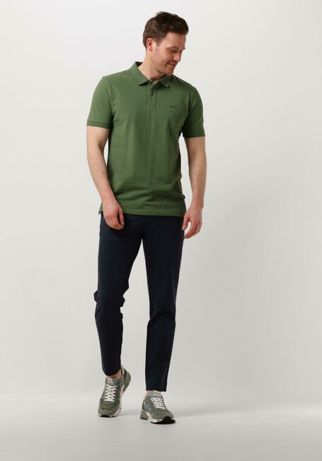 Donkergroene BOSS BLACK Polo PALLAS - large