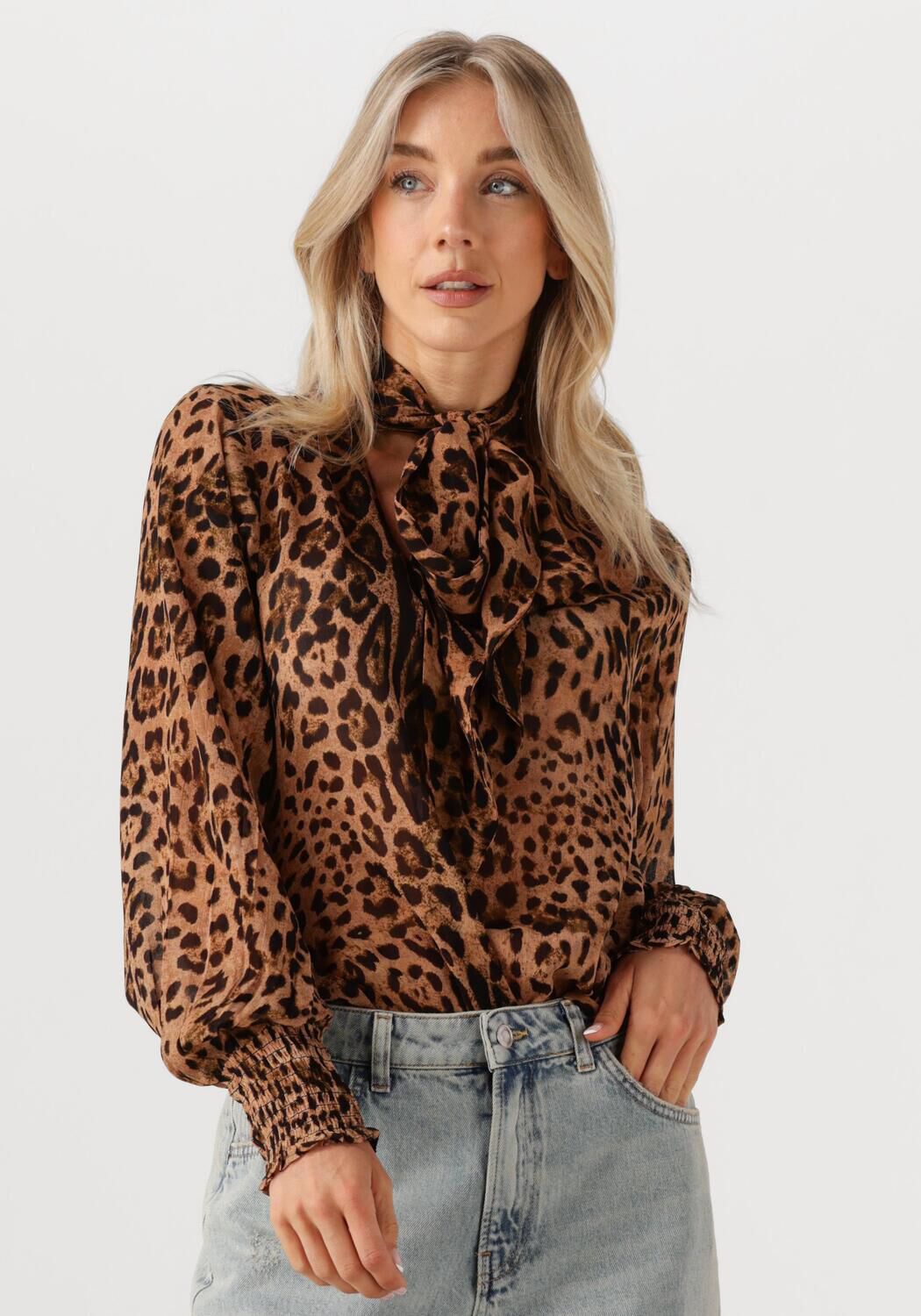 IBANA Dames Blouses Trixy Blouse Bruin