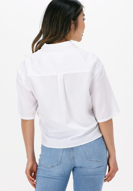 Witte TOMMY JEANS Blouses TJW FRONT TIE SHIRT - large
