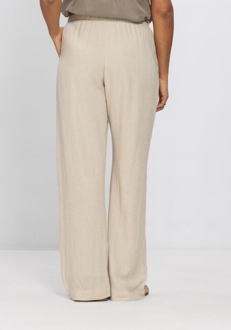 Creme NEO NOIR Broeken SONAR DRAPY LINEN PANTS - large