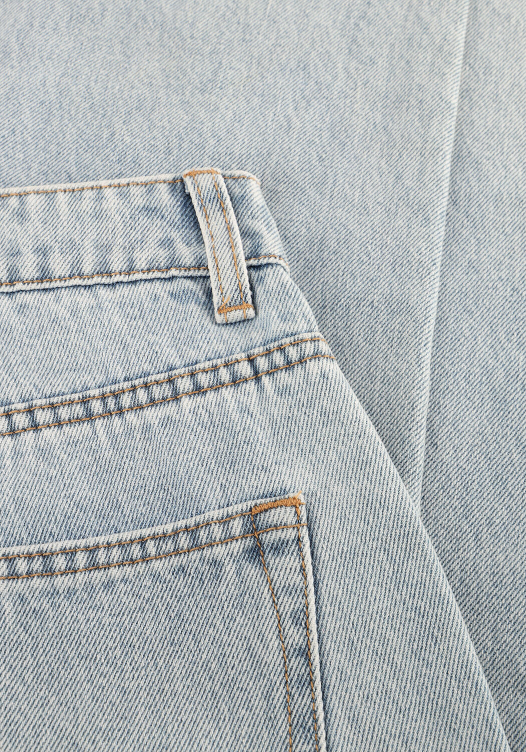 Lichtblauwe WITHBLACK Wide jeans WBLABIGALE HW STRAIGHT JEANS - large