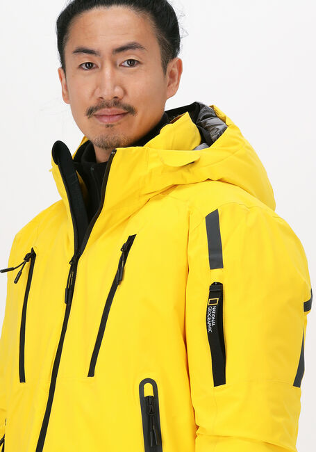 Gele NATIONAL GEOGRAPHIC Parka's HOODED ICONIC JACKET - large