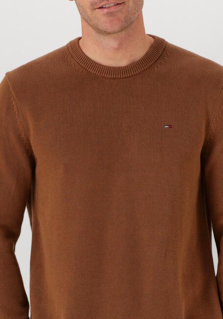 Bruine TOMMY JEANS Sweater TJM SLIM ESS SWEATER EXTS - large