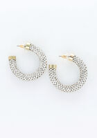 Gouden NOTRE-V Oorbellen EARRING STONES STRASS - medium