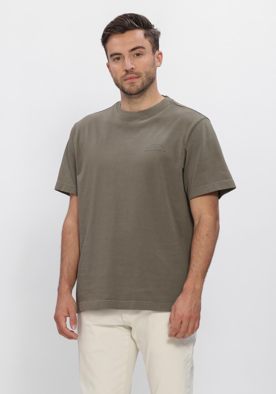 Groene BUTCHER OF BLUE T-shirt ARMY QCC LOOSE TEE - large