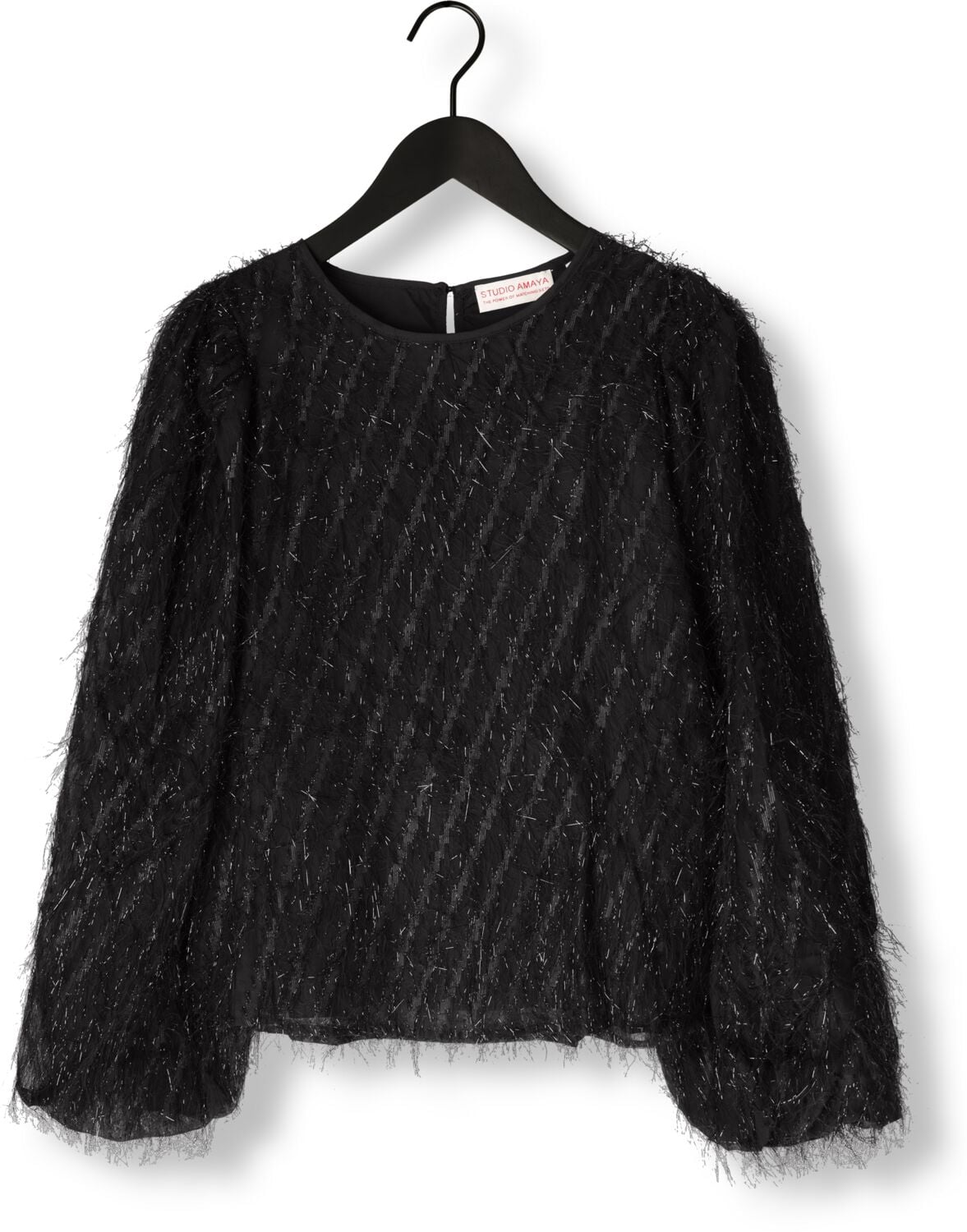 Studio AMAYA Dames Blouses Velvet - Zwart, foto 2