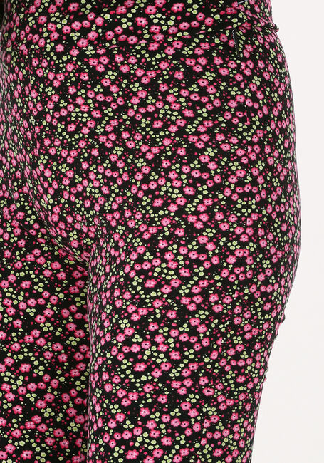 Roze COLOURFUL REBEL Flared broek SMALL FLOWER PEACHED FLARE - large