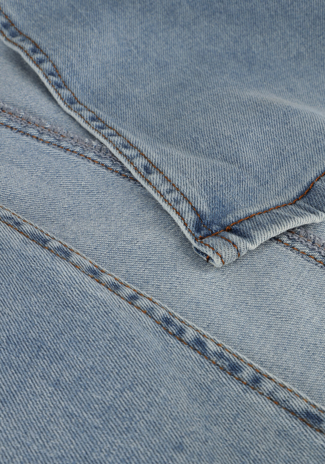 Lichtblauwe MY ESSENTIAL WARDROBE Midirok LARAMW 115 SKIRT - large