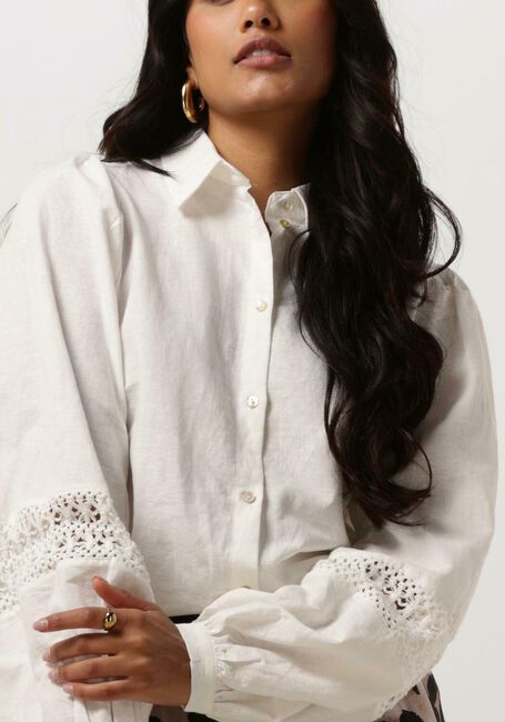 Gebroken wit NUKUS Blouses LETTIE BLOUSE EMBROIDERY - large
