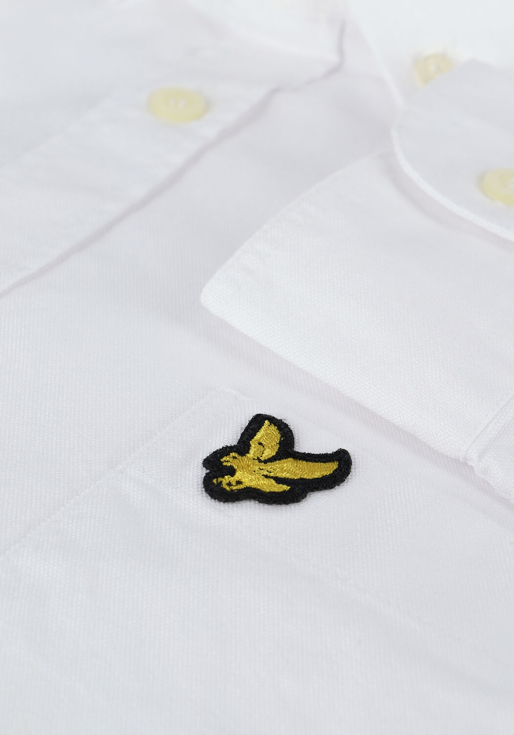 Witte LYLE & SCOTT Casual overhemd OXFORD SHIRT - large