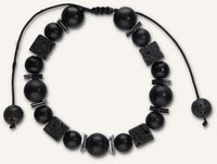 Zwarte CLAY Armbanden BRACELET - medium