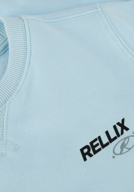 Lichtblauwe RELLIX Sweater SWEATER RELLIX BACKPRINT - large