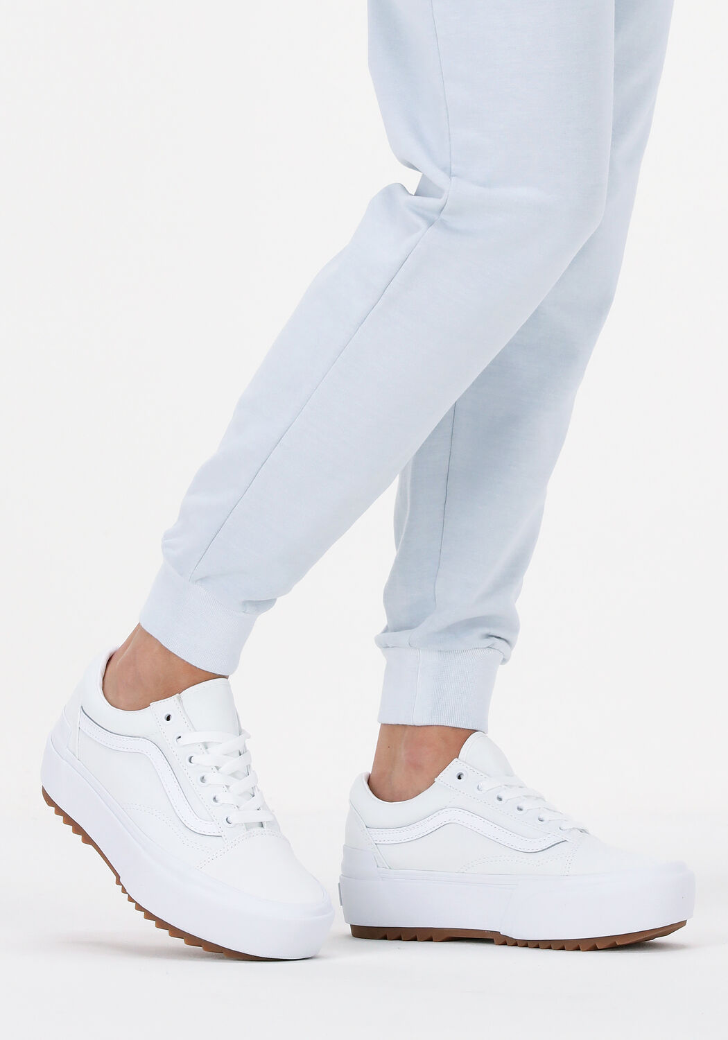 Witte VANS Lage sneakers UA OLD SKOOL STACHED - large