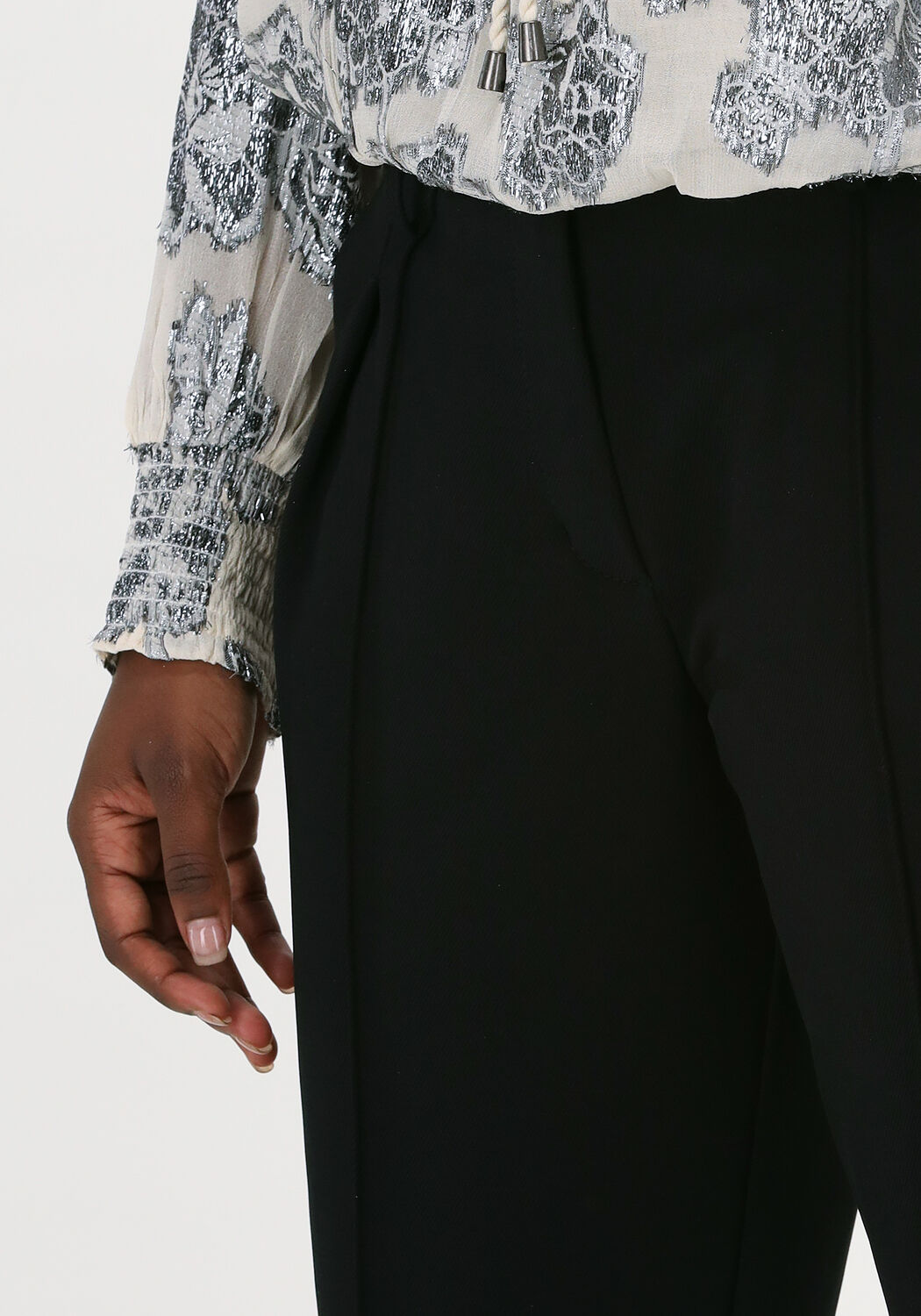 Zwarte SUMMUM Jumpsuit TROUSERS GABARDINE STRETCH - large