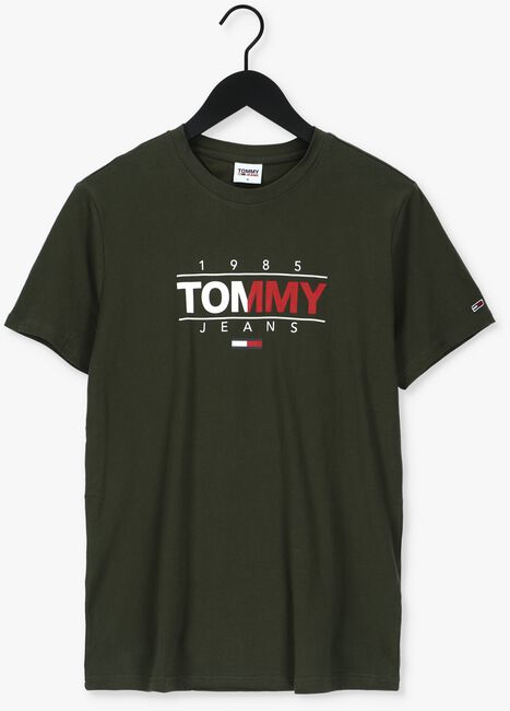 Olijf TOMMY JEANS T-shirt TJM ESSENTIAL GRAPHIC TEE - large
