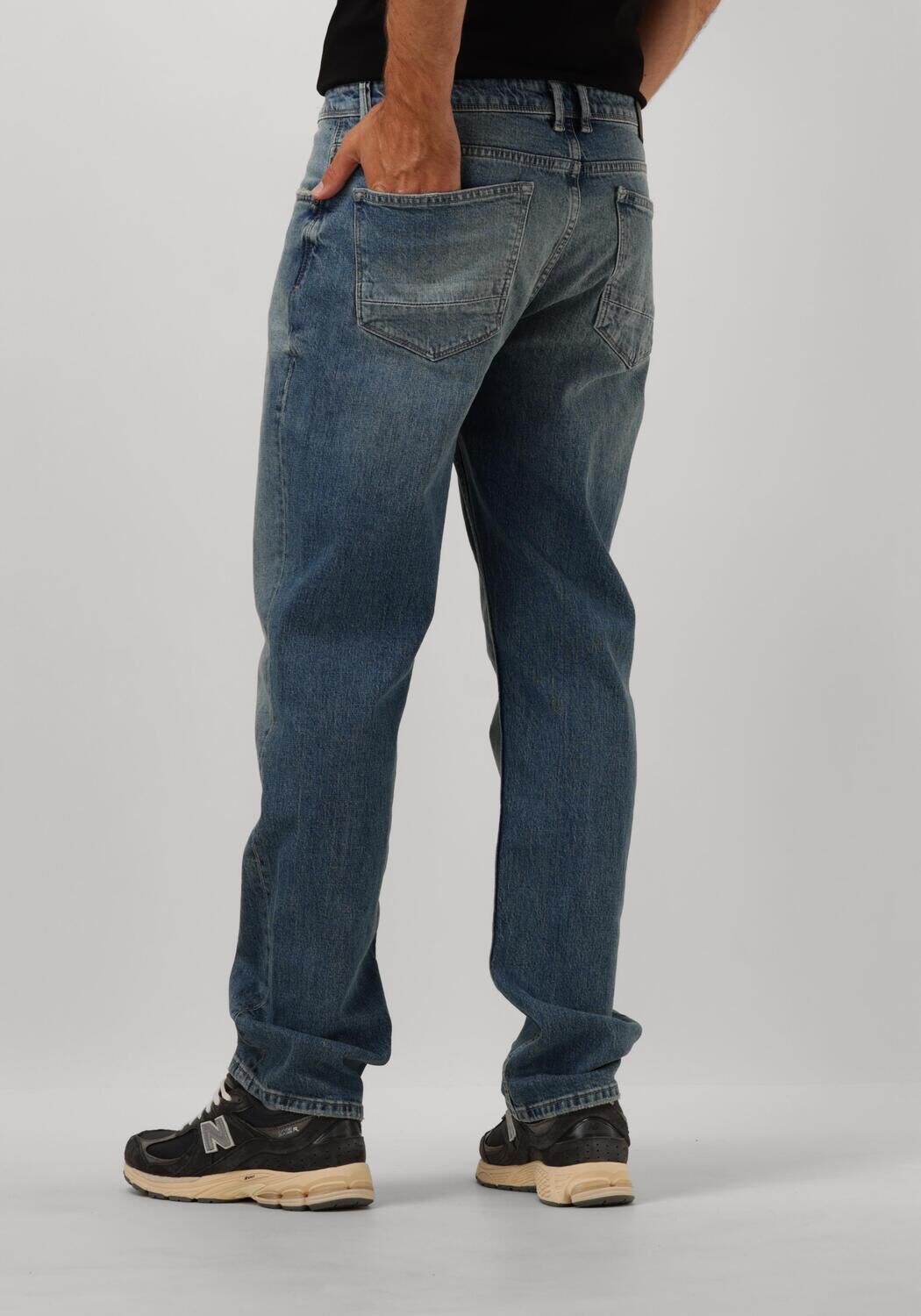 PURE PATH Heren Jeans The Eric Blauw