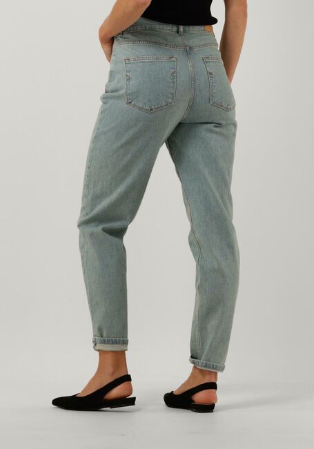 Blauwe SELECTED FEMME Mom jeans SLFGRACE FELINA HW MOM GREENCAST JEANS - large