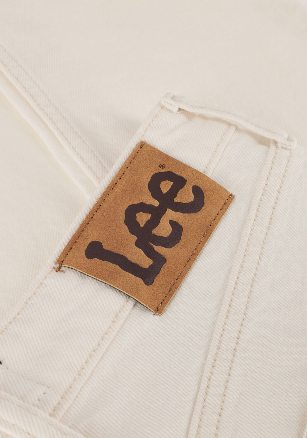 Ecru LEE Mom jeans CAROL CONCRETE WHITE - large