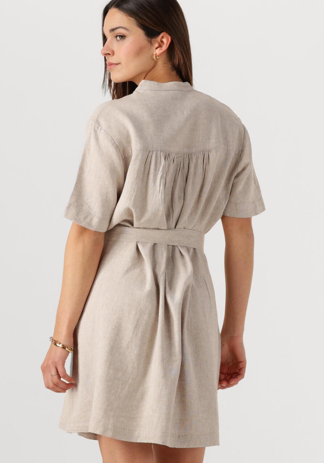 MSCH COPENHAGEN Dames Jurken Mschpennie Ginia 2 4 Shirt Dress Beige