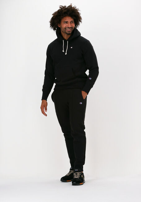 Zwarte CHAMPION Sweater REVERSE WEAVE HOODIE - large