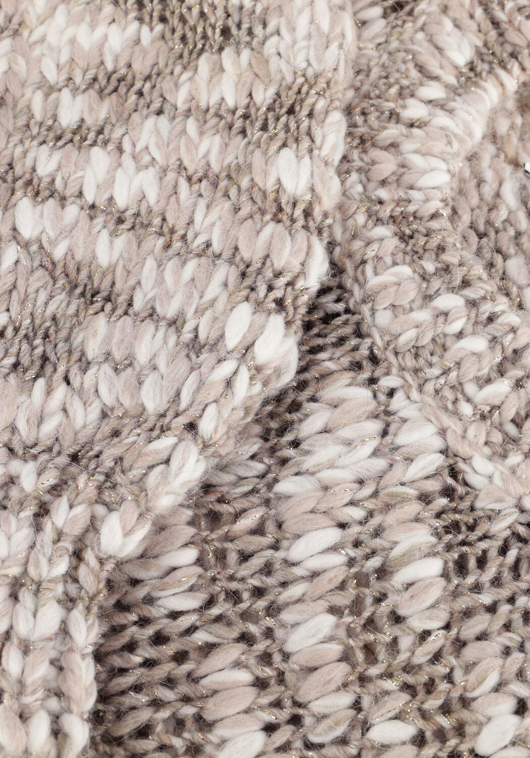 Taupe NUKUS Trui MORENO PULLOVER - large