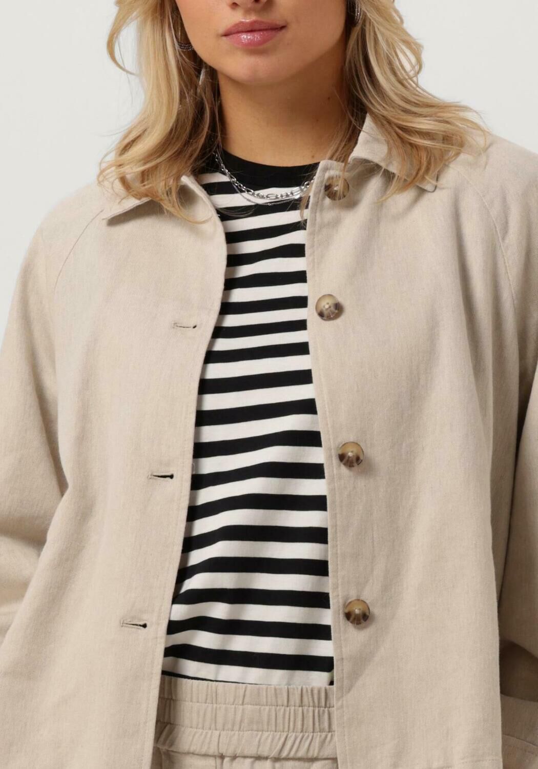MODSTRÖM Modström Dames Jassen Parkmd Short Jacket Beige