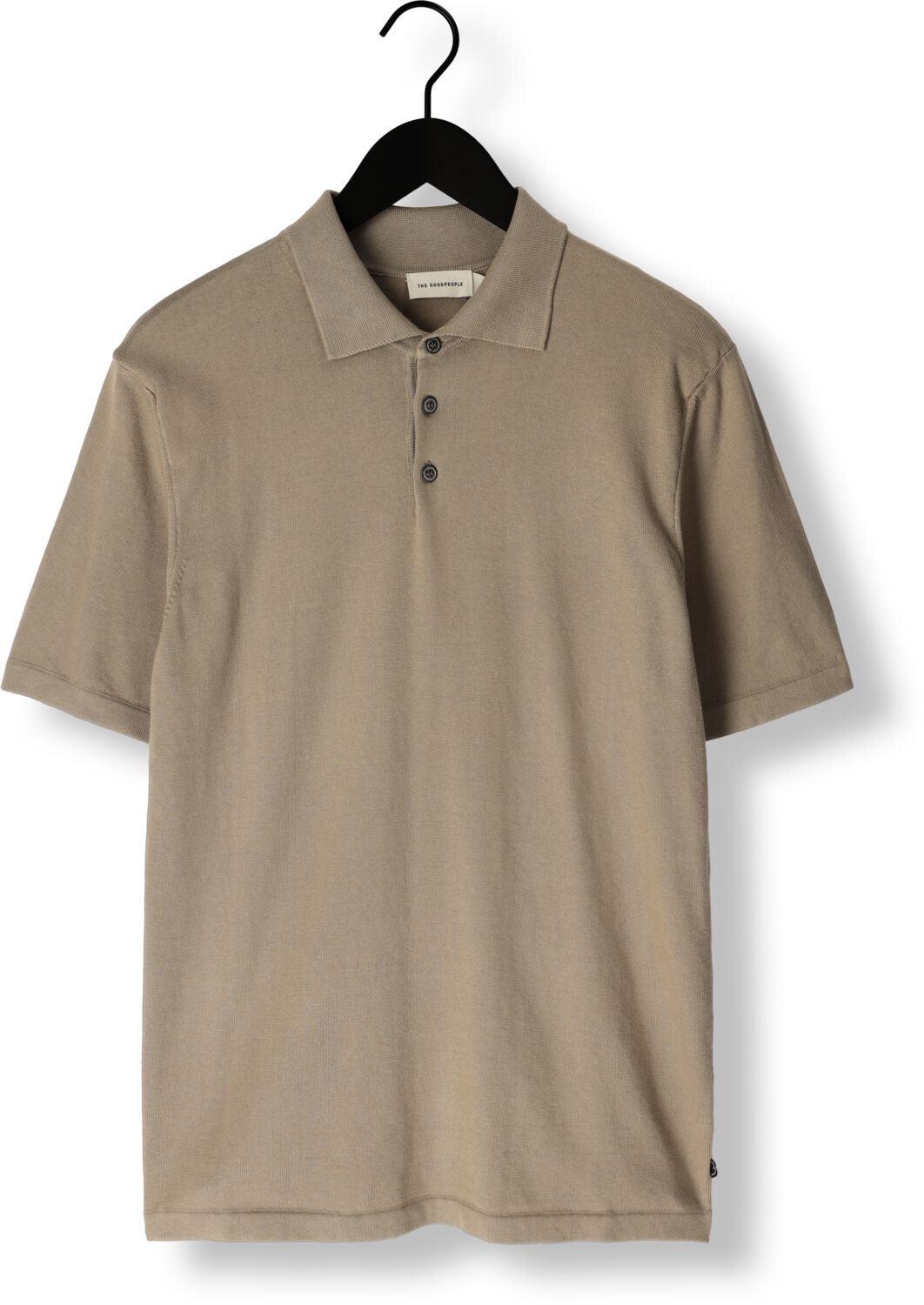 THE GOODPEOPLE Heren Polo's & T-shirts Plan Beige