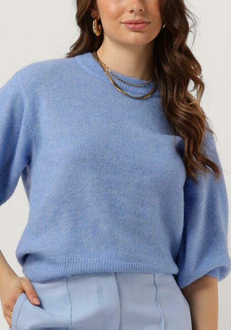 Blauwe MSCH COPENHAGEN Trui MSCHPETRINELLE HOPE 2/4 PULLOVER - large
