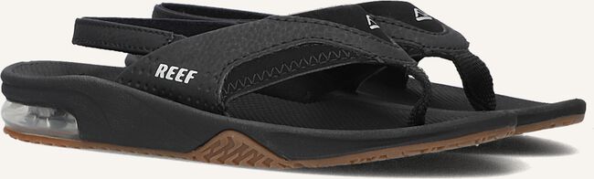 Zwarte REEF Platte sandalen LITTLE FANNING Zwarte REEF Platte sandalen LITTLE FANNING - large