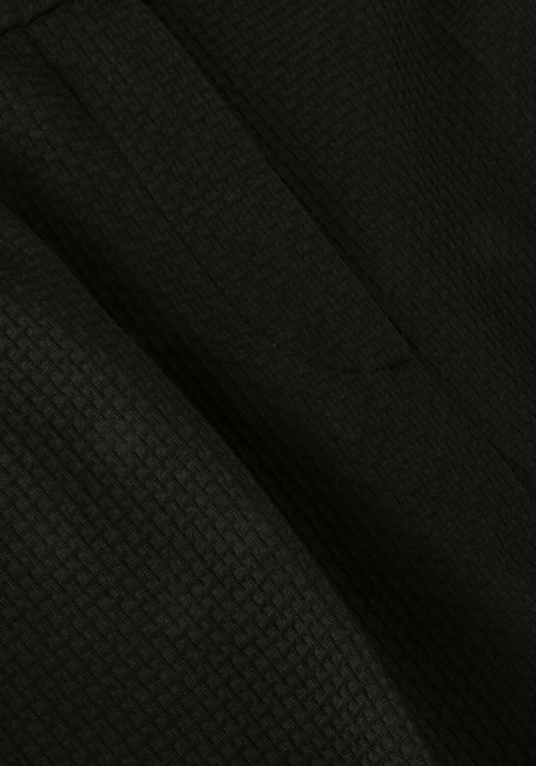 Zwarte VANILIA Pantalon WAFEL WIDE LEG - large