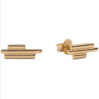 Gouden ATLITW STUDIO Oorbellen PARADE EARRINGS THREE BARS - medium